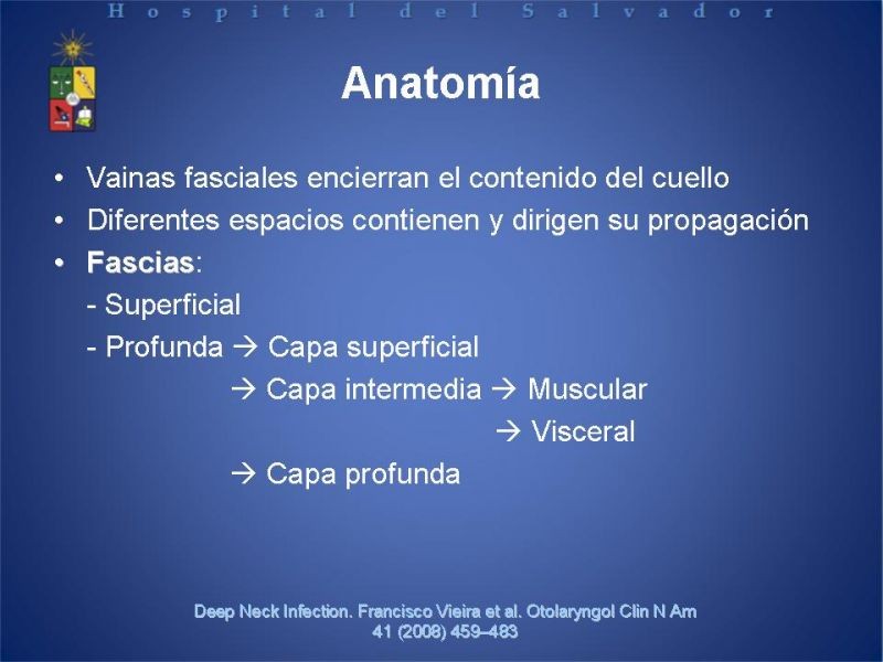 Diapositiva 2 de Abscesos Cervicales Profundos