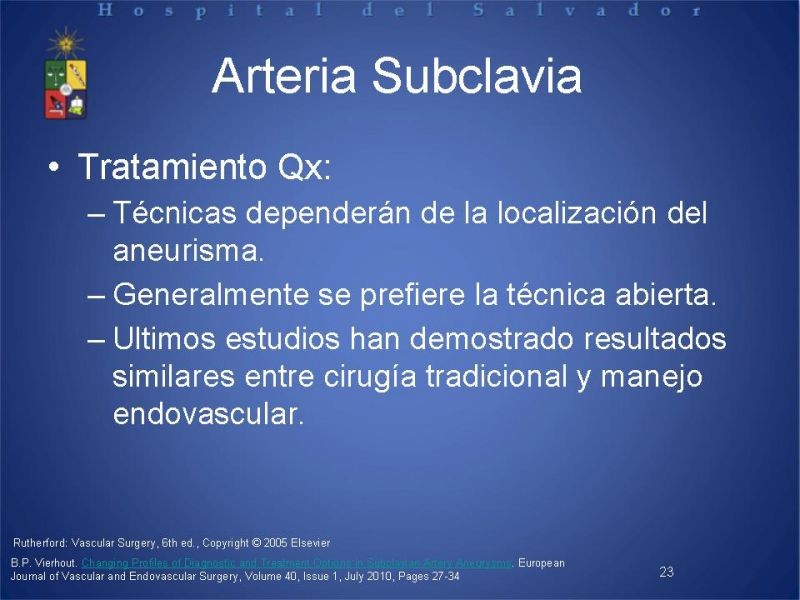 Diapositiva 22 de Aneurismas periféricos