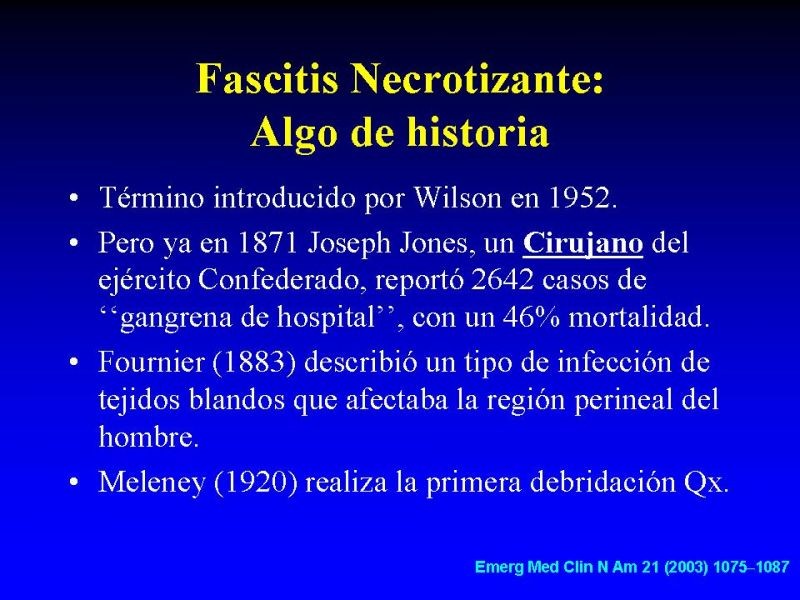Diapositiva 4 de Infecciones Necrotizantes