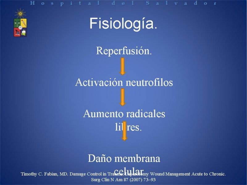 Diapositiva 5 de Trauma Abdominal: Damage Control.