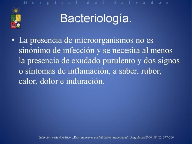 Diapositiva 7 de Uso de Antibióticos en el Pie Diabético.