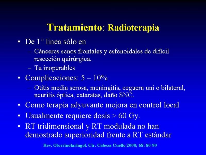 Diapositiva 27 de Tumores de Senos Paranasales