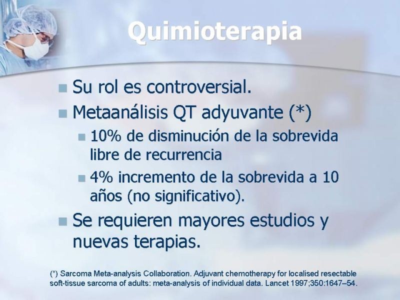 Diapositiva 23 de Sarcomas Retroperitoneales