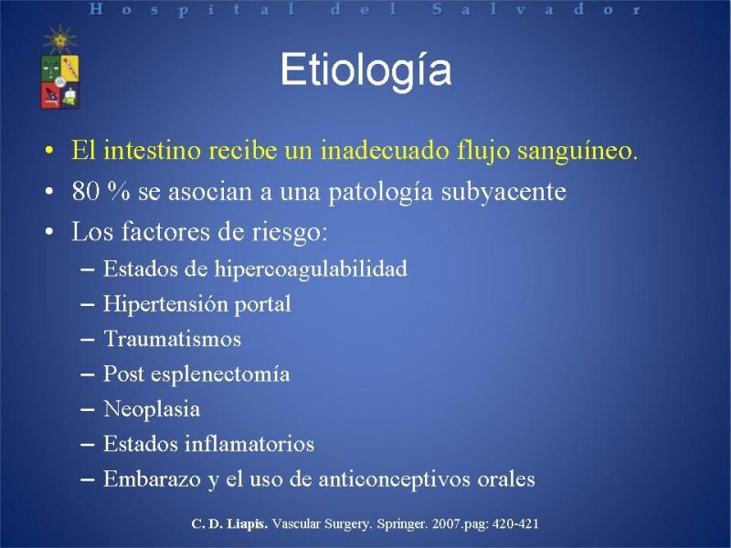 Diapositiva 3 de Trombosis Venosa Mesentérica