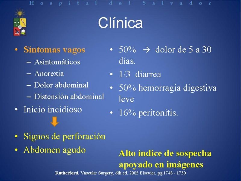 Diapositiva 5 de Trombosis Venosa Mesentérica