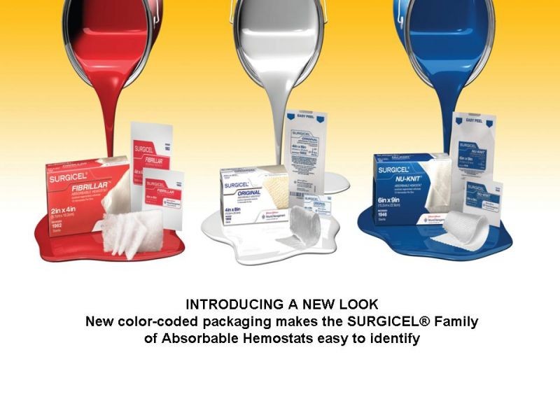 Diapositiva 7 de Hemostasia Hepática: "Surgicel®".