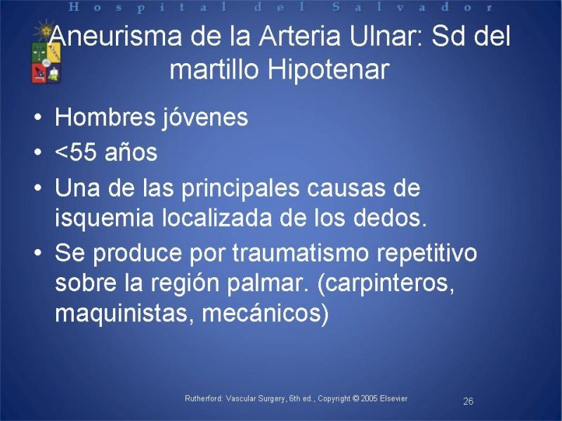 Diapositiva 25 de Aneurismas periféricos