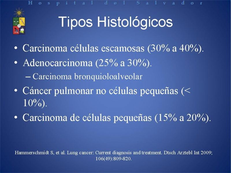 Diapositiva 10 de Cáncer Pulmonar