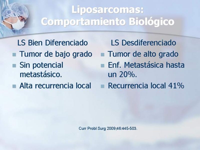 Diapositiva 13 de Sarcomas Retroperitoneales