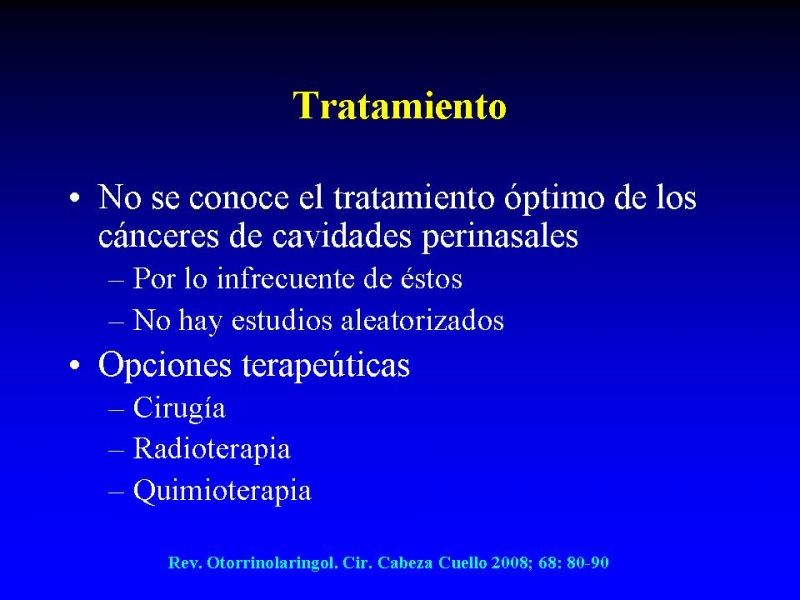 Diapositiva 24 de Tumores de Senos Paranasales