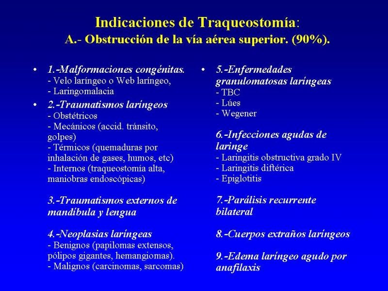 Diapositiva 7 de Traqueostomía
