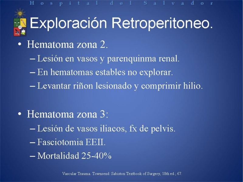 Diapositiva 23 de Trauma Abdominal: Damage Control.