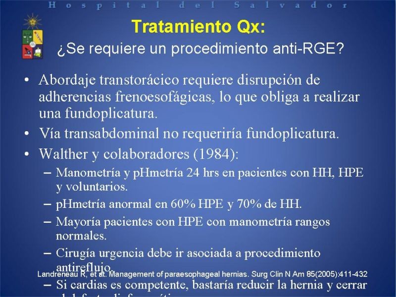 Diapositiva 33 de Hernia Hiatal