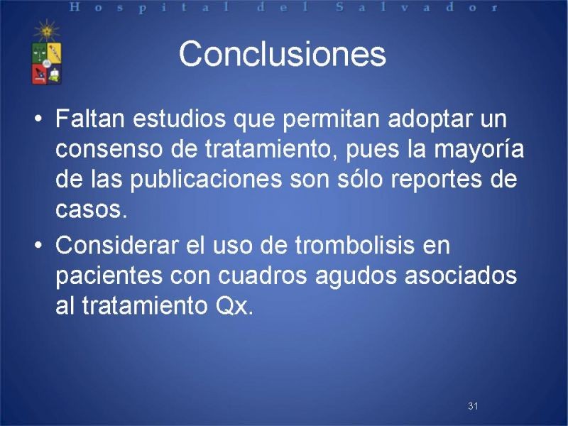 Diapositiva 30 de Aneurismas periféricos