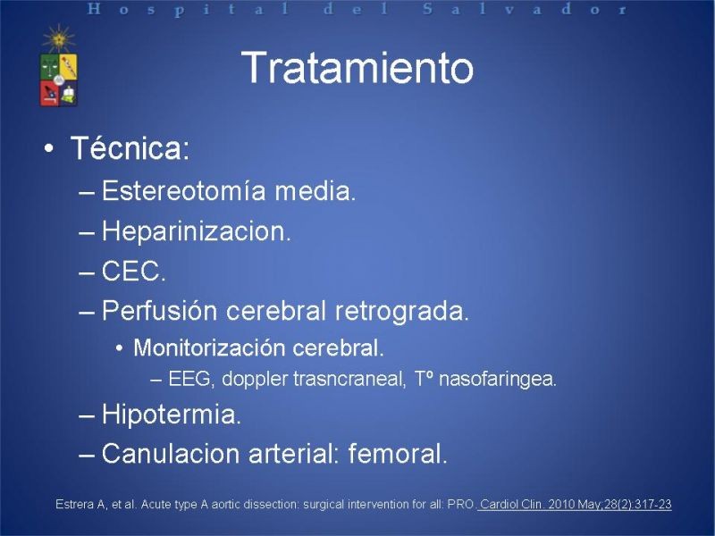 Diapositiva 21 de Disección Aortica tipo A