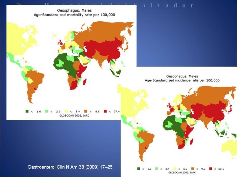 Diapositiva 6 de Cáncer de Esófago: Diagnóstico y etapificación