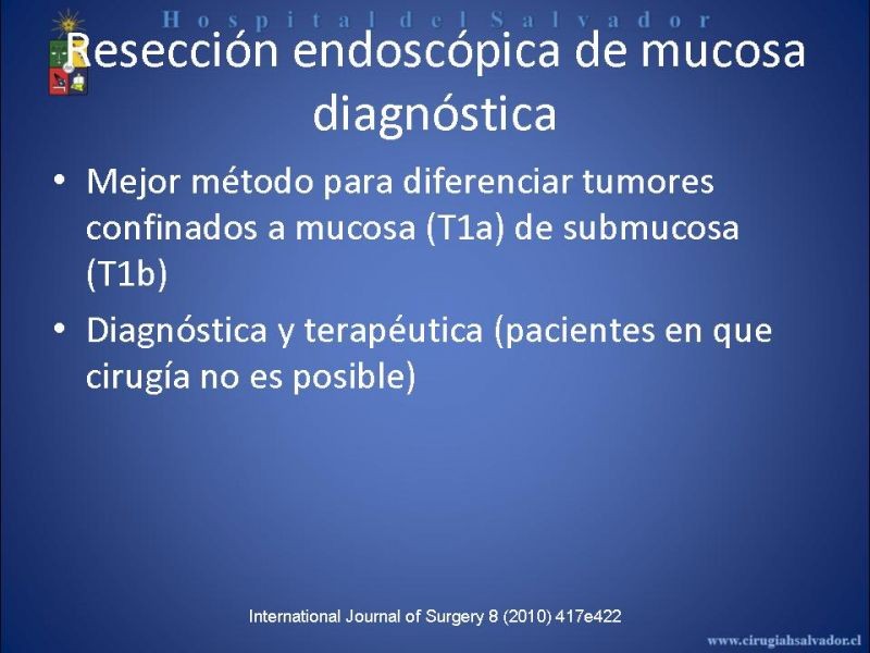 Diapositiva 27 de Cáncer de Esófago: Diagnóstico y etapificación