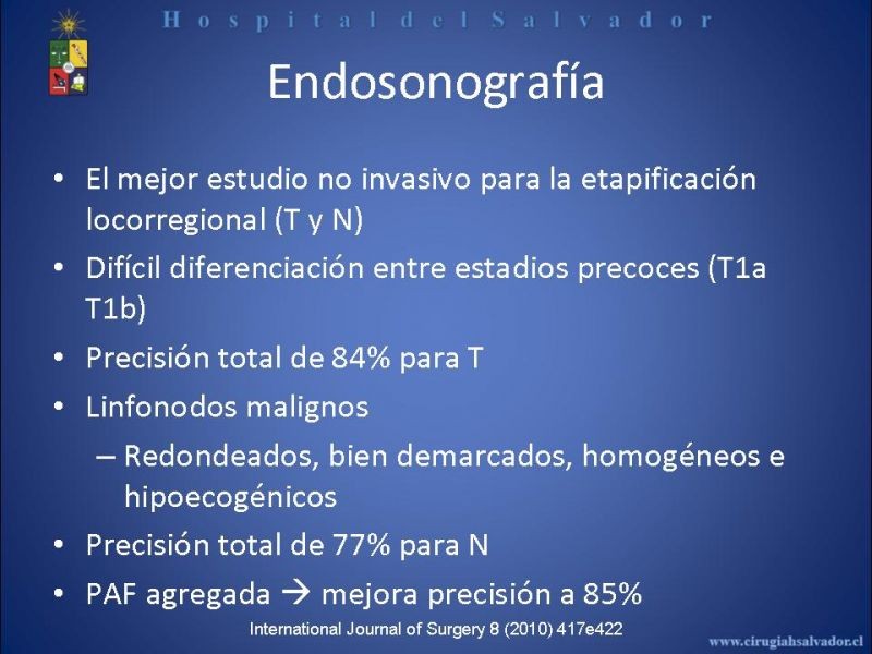 Diapositiva 25 de Cáncer de Esófago: Diagnóstico y etapificación