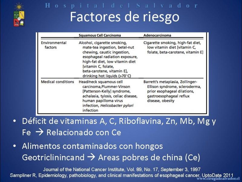 Diapositiva 13 de Cáncer de Esófago: Diagnóstico y etapificación
