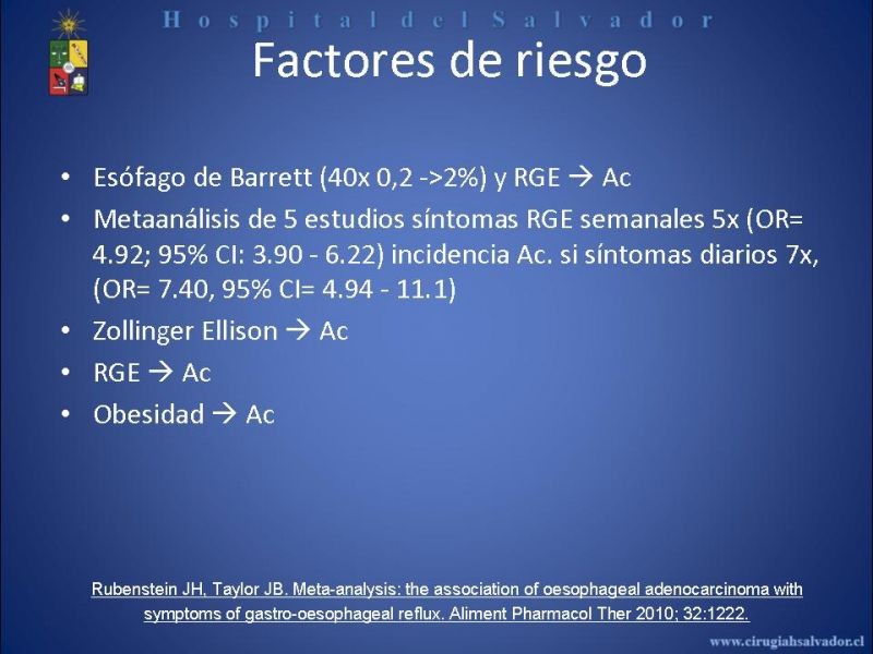 Diapositiva 15 de Cáncer de Esófago: Diagnóstico y etapificación