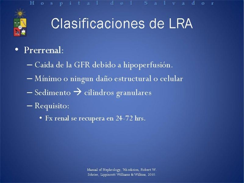 Diapositiva 10 de Insuficiencia Renal Aguda