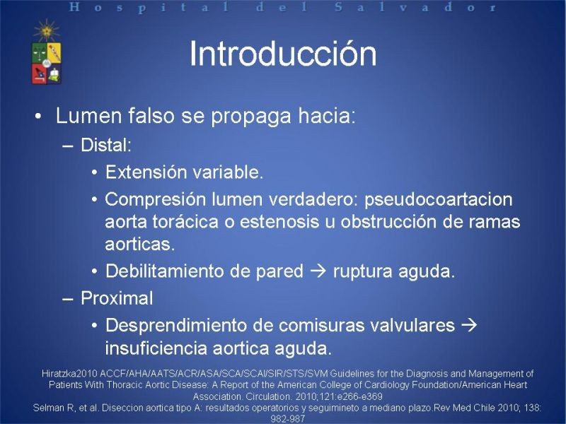 Diapositiva 2 de Disección Aortica tipo A
