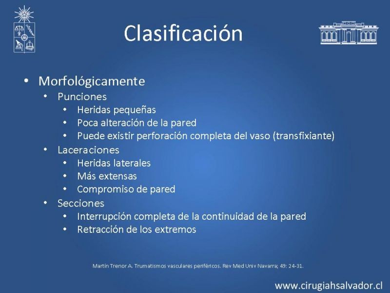 Diapositiva 3 de Trauma vascular periférico