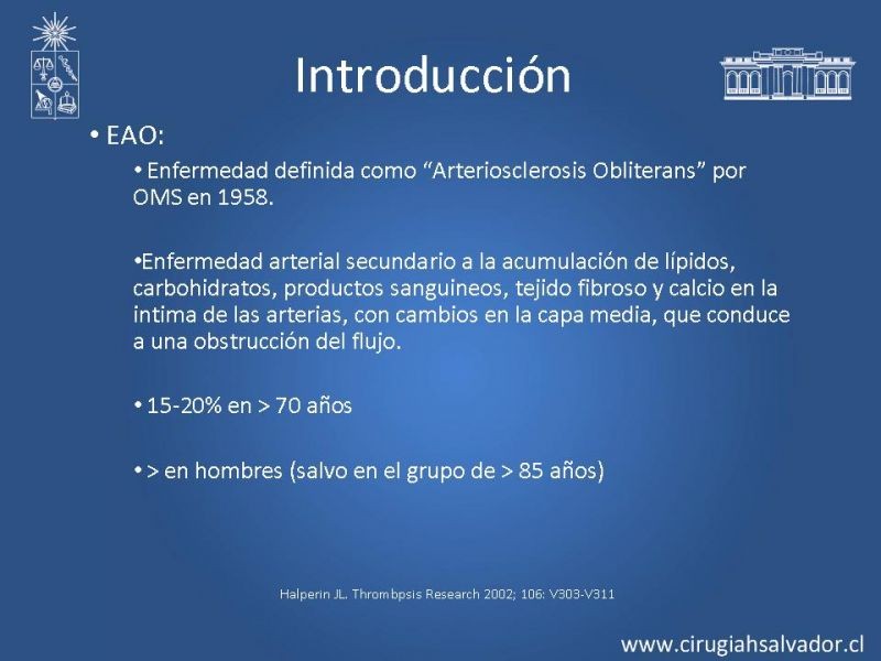 Diapositiva 1 de Manejo quirúrgico de la enfermedad arterial infrainguinal: Accesos 