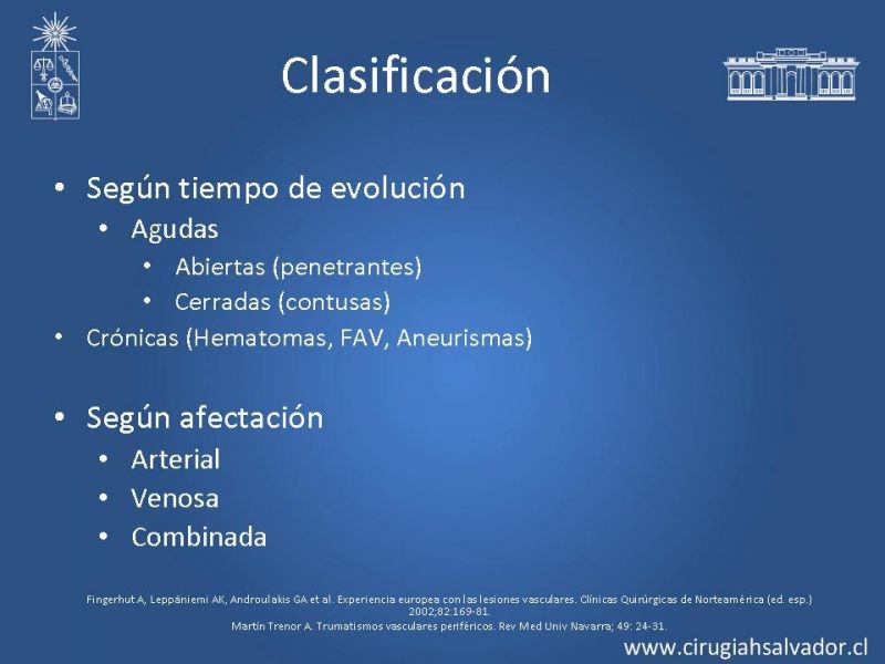 Diapositiva 2 de Trauma vascular periférico