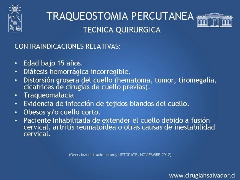 Diapositiva 21 de Traqueostomía