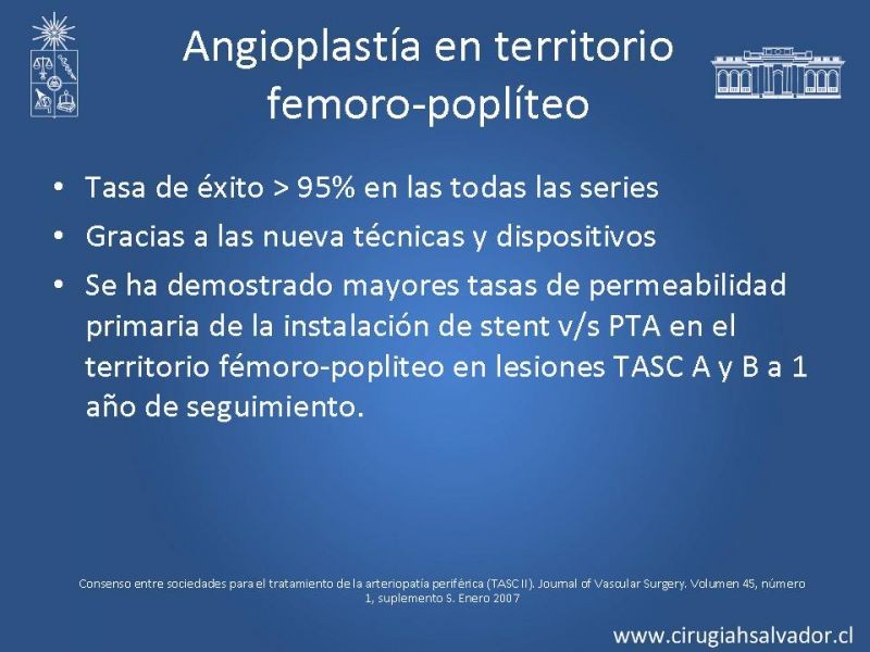 Diapositiva 9 de Manejo quirúrgico de la enfermedad arterial infrainguinal: Accesos 