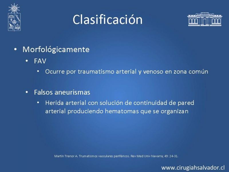 Diapositiva 5 de Trauma vascular periférico