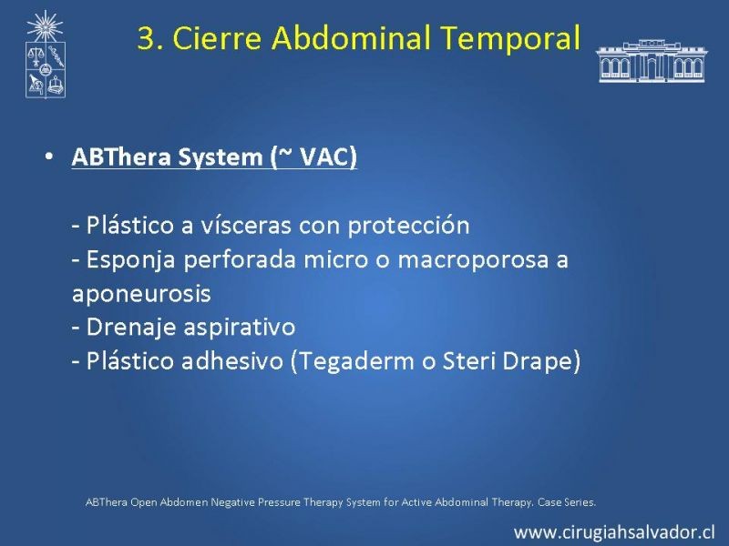 Diapositiva 14 de Damage Control Surgery (técnica quirúrgica) pt. 3