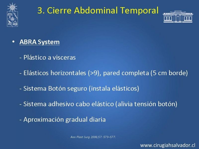 Diapositiva 17 de Damage Control Surgery (técnica quirúrgica) pt. 3