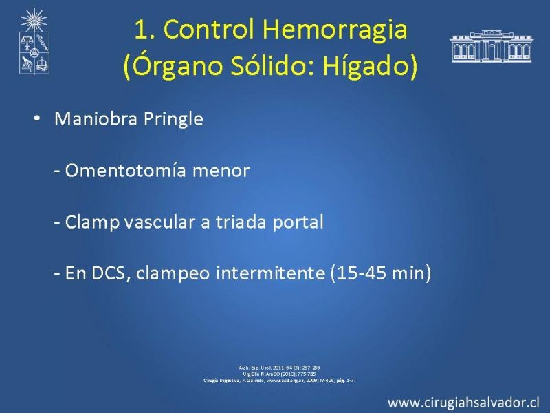 Diapositiva 24 de Damage Control Surgery (técnica quirúrgica) pt. 1