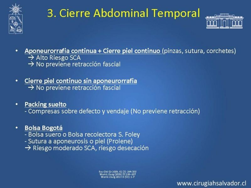 Diapositiva 41 de Damage Control Surgery (técnica quirúrgica) pt. 2