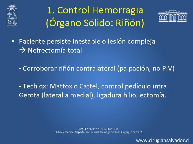 Diapositiva 1 de Damage Control Surgery (técnica quirúrgica) pt. 2