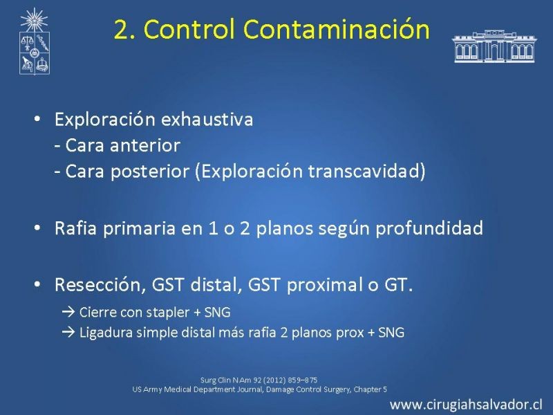 Diapositiva 23 de Damage Control Surgery (técnica quirúrgica) pt. 2