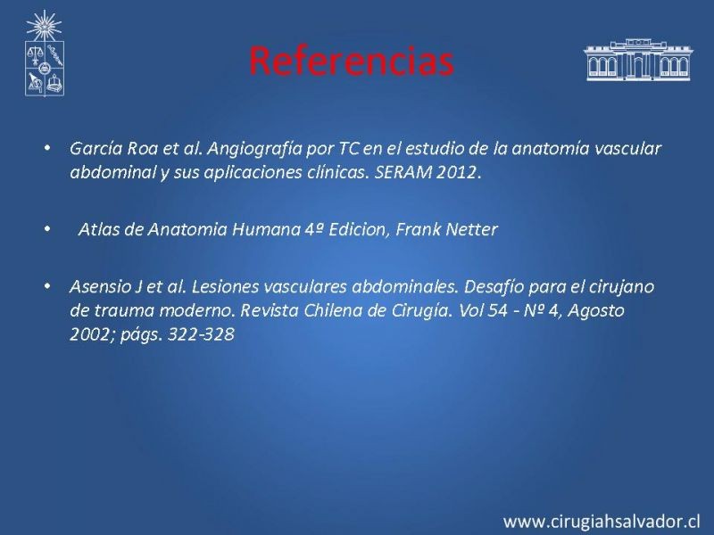 Diapositiva 42 de Anatomía e Imagenología Vascular Arterial Intra-abdominal