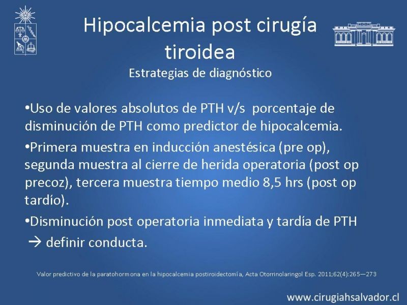 Diapositiva 26 de Hipocalcemia Post Cirugía Tiroídea 