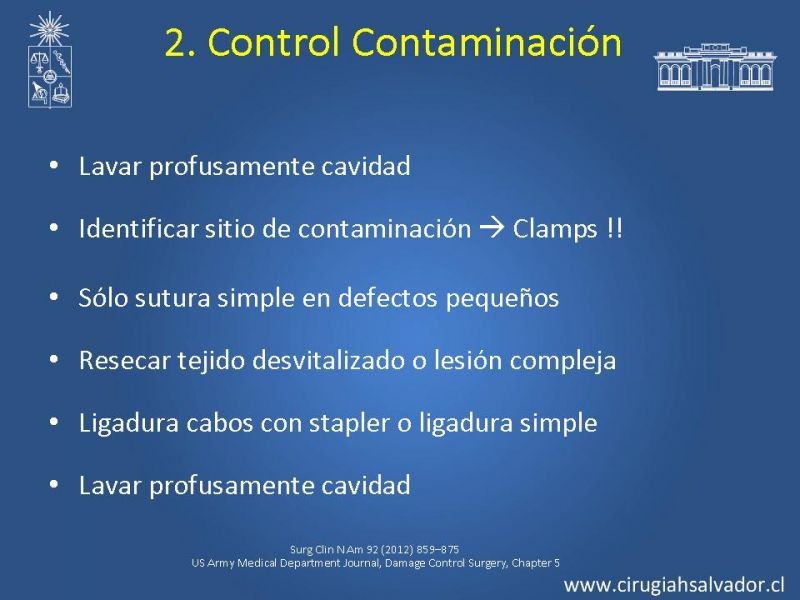 Diapositiva 21 de Damage Control Surgery (técnica quirúrgica) pt. 2