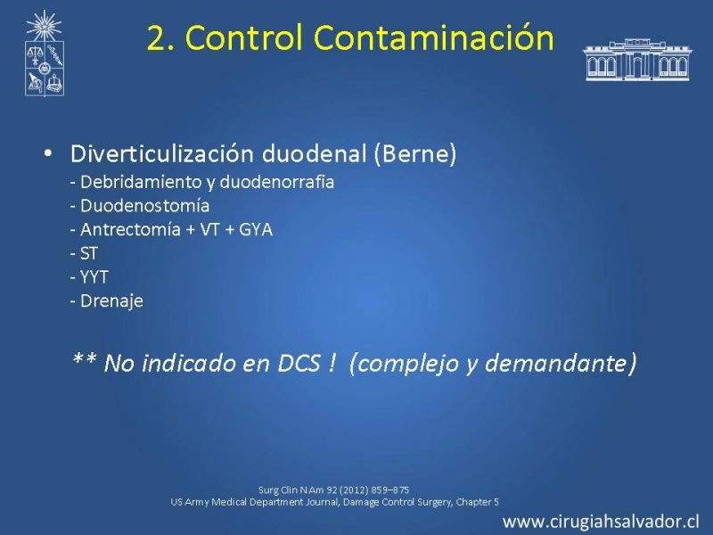 Diapositiva 33 de Damage Control Surgery (técnica quirúrgica) pt. 2