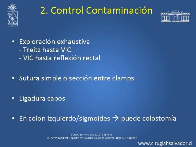 Diapositiva 26 de Damage Control Surgery (técnica quirúrgica) pt. 2