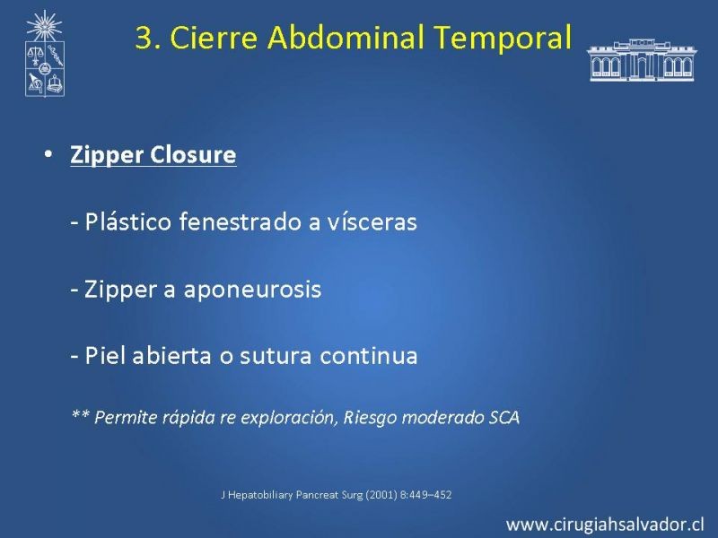 Diapositiva 5 de Damage Control Surgery (técnica quirúrgica) pt. 3