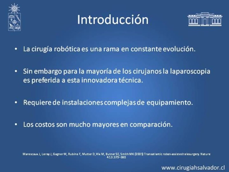 Diapositiva 1 de Robótica en Cirugía Digestiva y Bariátrica