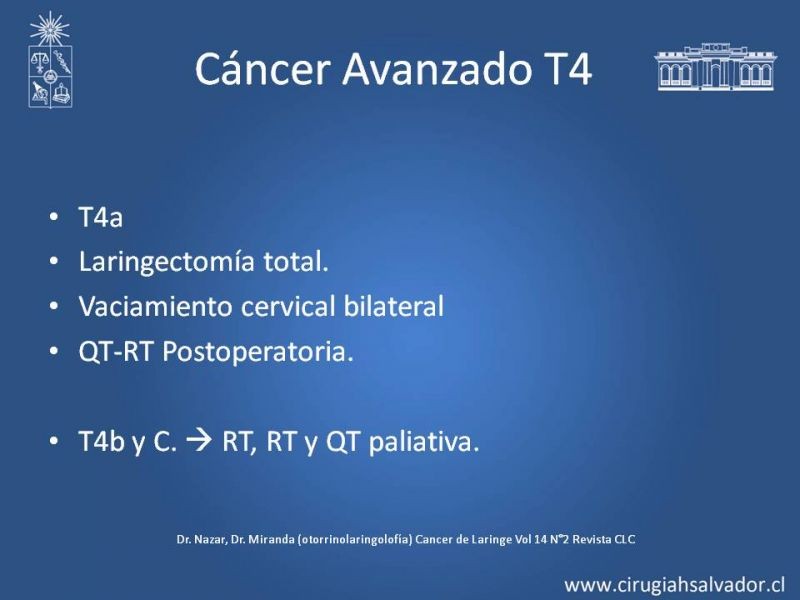 Diapositiva 19 de Cáncer de Laringe