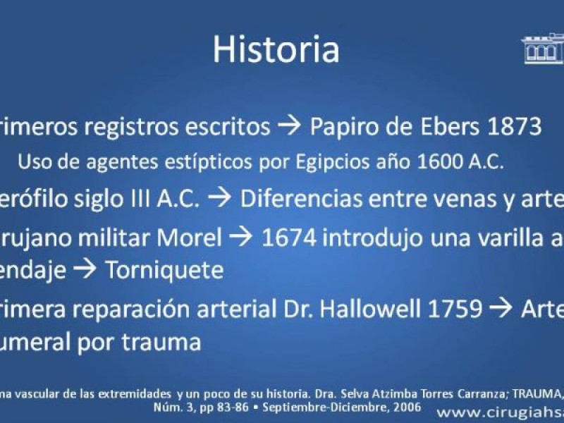 Diapositiva 1 de Trauma Vascular: Extremidades inferiores