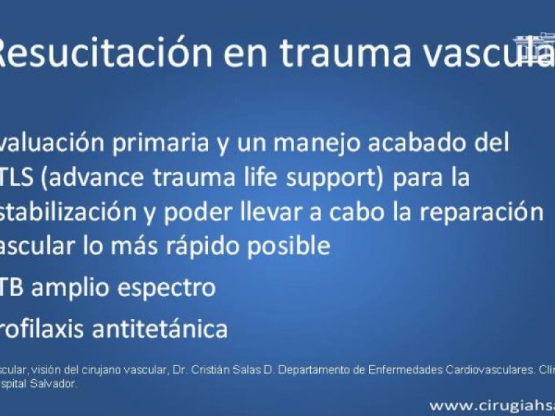 Diapositiva 10 de Trauma Vascular: Extremidades inferiores