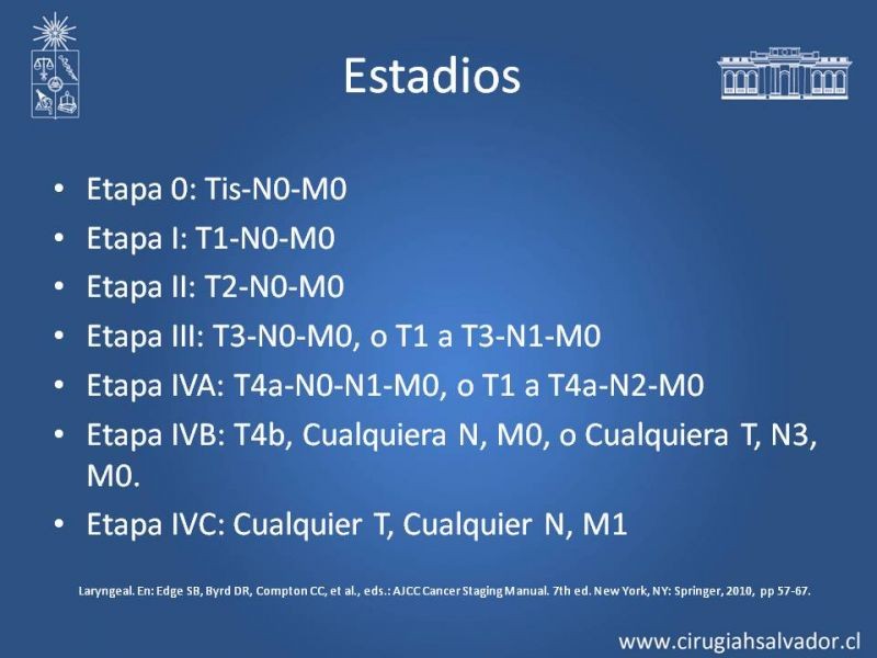 Diapositiva 9 de Cáncer de Laringe