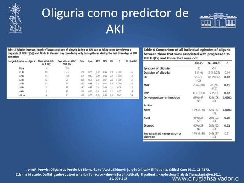 Diapositiva 16 de Manejo de la Oliguria